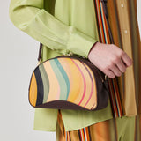 Paul Smith Women's 'Dusky Swirl' Leather Curved Camera Bag