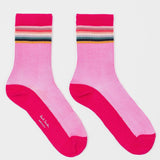 Paul Smith Women's Sheer 'Swirl Stripe' Socks