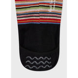 Paul Smith Women's 'Signature Stripe' Loafer Socks In Black