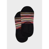 Paul Smith Women's 'Signature Stripe' Loafer Socks In Black