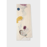 Paul Smith Women's Wool Paisley Scarf In Cream