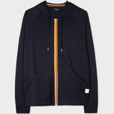 Paul Smith Zip Lounge Hoodie Inky Blue