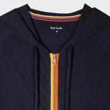 Paul Smith Zip Lounge Hoodie Inky Blue