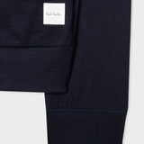Paul Smith Zip Lounge Hoodie Inky Blue