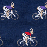 Paul Smiths 'Cycling Rabbits' Motif Socks Three Pack