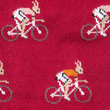 Paul Smiths 'Cycling Rabbits' Motif Socks Three Pack
