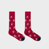 Paul Smiths 'Cycling Rabbits' Motif Socks Three Pack