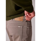Paulo Smith Tapered-Fit Garment-Dyed Organic Cotton-Stretch Jeans In Stone Grey