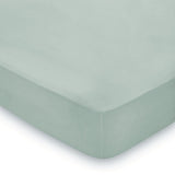Peacock Blue Hotel Cotton Percale Fitted Sheet