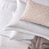 Peacock Blue Hotel Tropea 300 Thread Count Bedding Pink