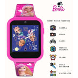 Barbie Printed Strap Interactive Watch In Pink
