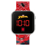 Marvel Spider-Man Printed Strap LED Watch
