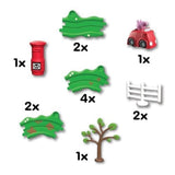 Peppa Pig Little Red Race Car Playset Whizz Around