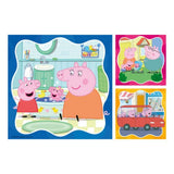 Pig Peppa Pig, 3x49pc
