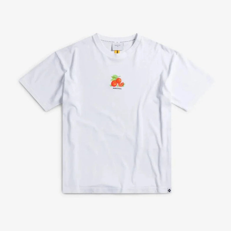 Percival Citrus Oversized Auxiliary T Shirt in White