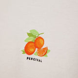 Percival Citrus Oversized Auxiliary T Shirt In White