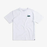 Percival Envy Auxiliary T Shirt Embroidered Organic Cotton In White