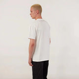 Percival Envy Auxiliary T Shirt Embroidered Organic Cotton In White