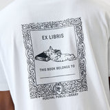 Percival Ex Libris Oversized T Shirt White