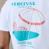 Percival Perci Fine Wines T Shirt White