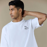 Percival Perci Waters Oversized T Shirt White