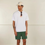 Percival Shorts Seersucker In Forest