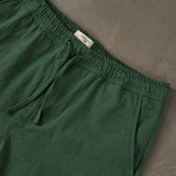 Percival Shorts Seersucker In Forest