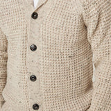 Peregrine Waffle Shawl Cardigan in Skiddaw