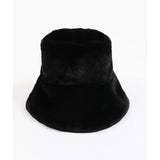 Pia Rossini Hepburn Faux Fur Downbrim Hat In Black