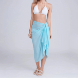 Pia Rossini San Remo Sarong In Turquoise