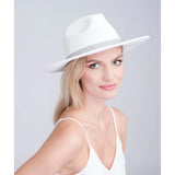 Pia Rossini Topaz Hat In White