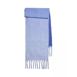 Pieces PCBea Long Scarf In Bluing Ombre