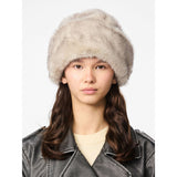 Pieces PCJutlandia Fur Hat In Greige