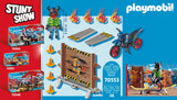 Playmobil Stunt Show Motocross With Fiery Wall