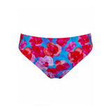 Pour Moi Marrakesh Mid Rise Bikini Brief In Blue Pink