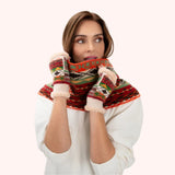 Powder Kayla Fair Isle Snood In Russet