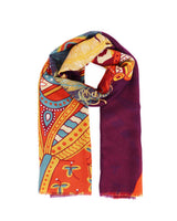Powder Maharaja Tiger Print Scarf
