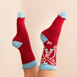 Powder Letter A Ankle Socks