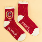 Powder Letter C Ankle Socks