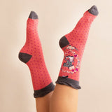 Powder Letter E Ankle Socks