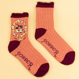 Powder Letter G Ankle Socks