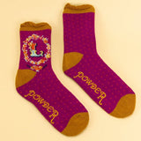 Powder Letter L Ankle Socks