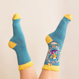 Powder Letter S Ankle Socks