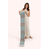 Powder Angelica Cosy Scarf In Ice & Tangerine