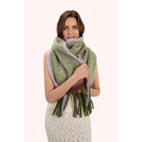 Powder Aria Cosy Scarf In Sage