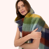 Powder Molly Cosy Scarf In Navy Mix