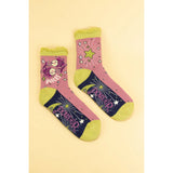 Powder Pisces Zodiac Ankle Socks
