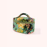 Powder Quilted Velvet Vanity Case - Spring Flora
