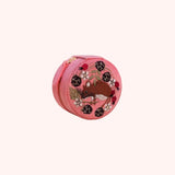 Powder Round Jewellery Box Mouse In Pink