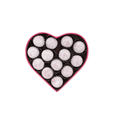 Prestat Pink Marc de Champagne Heart Love Truffles Collection